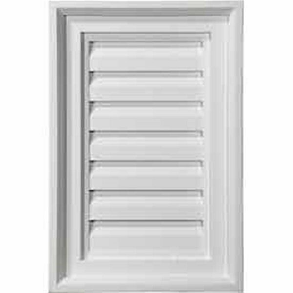 Dwellingdesigns 18 In. W X 20 In. H Vertical Gable Vent Louver, Decorative accents DW2242990